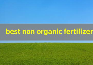  best non organic fertilizer